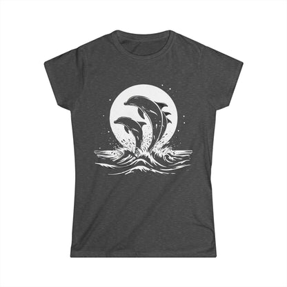 Dolphin Moon Women’s Graphic Tee