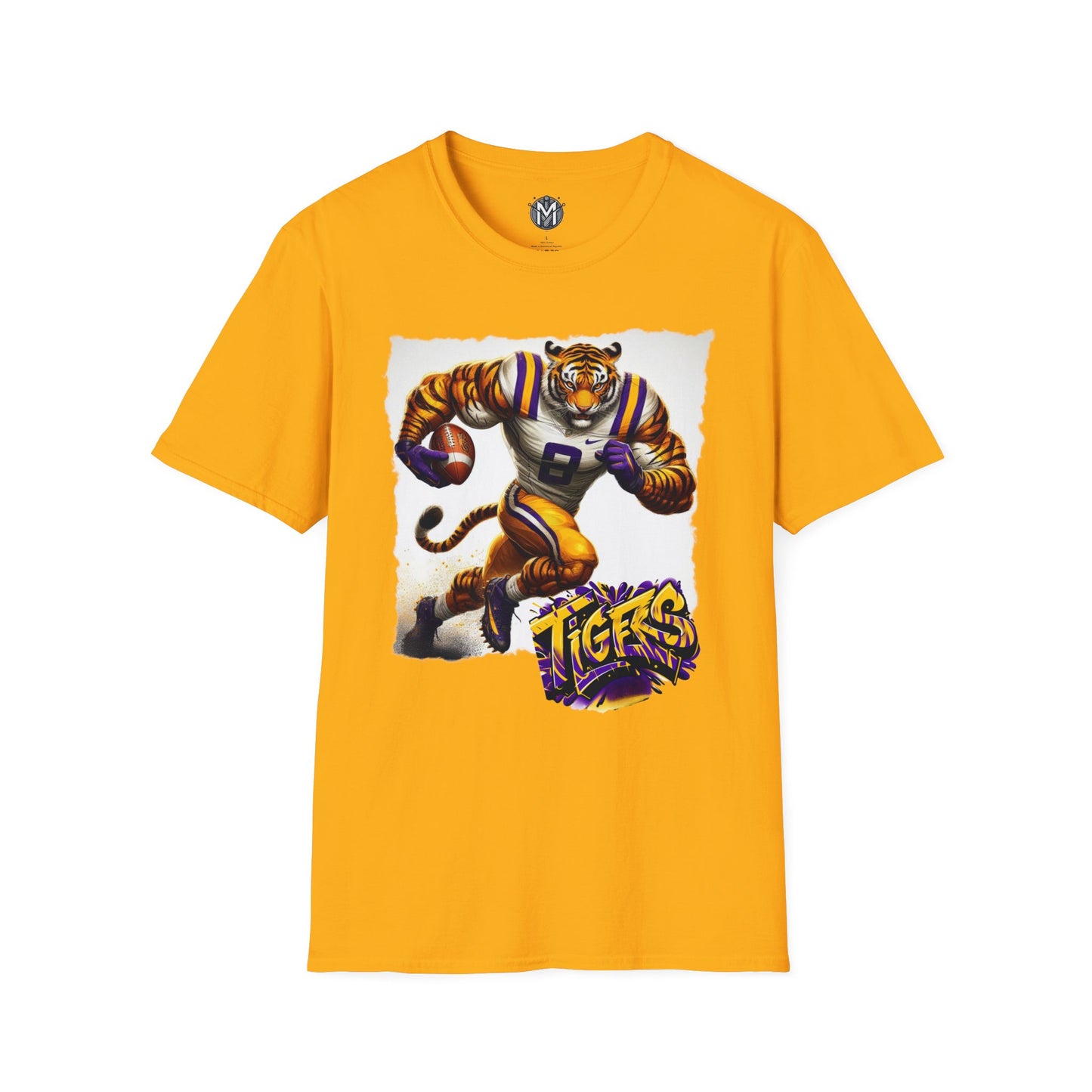 LSU Tigers Mens College Football Graphic Tee