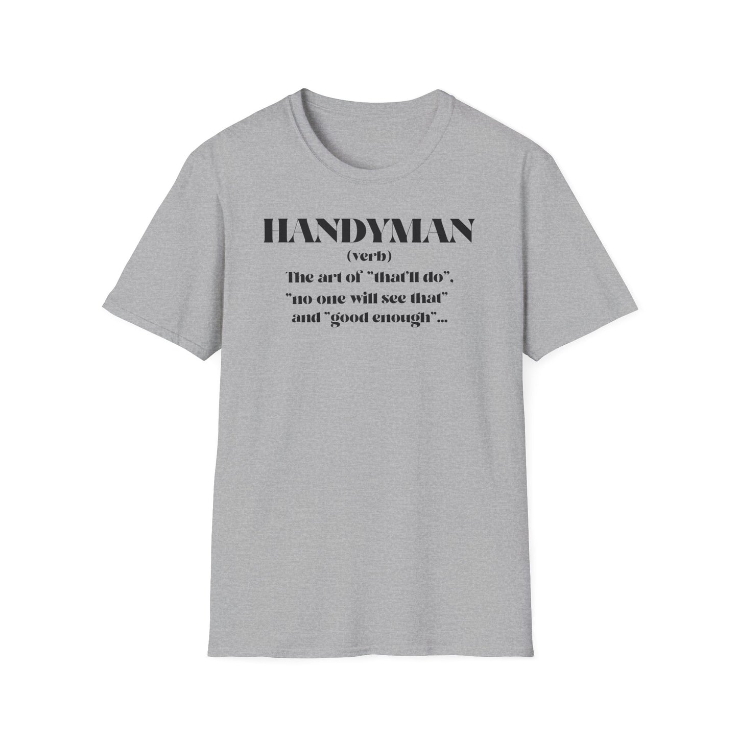 Handyman Humor Mens DIY Graphic Tee