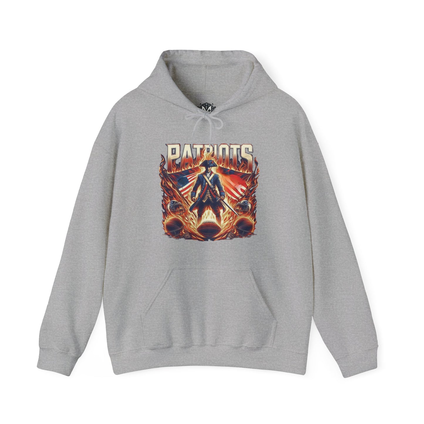 New England Patriots Mens American Football Graphic Hoodie