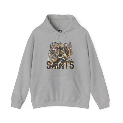 New Orleans Saints Mens American Football Graphic Hoodie
