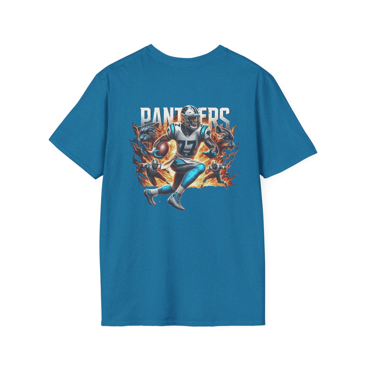 Carolina Panthers Mens American Football Graphic Tee