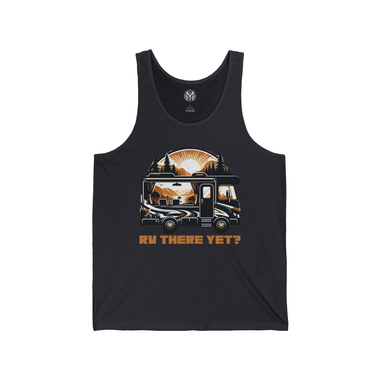 RV There Yet? Mens RV Road Trip Adventure Graphic Tank