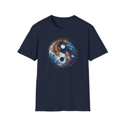Yin-Yang Koi Carp Men's Graphic Tee