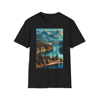 Mens Camping Outdoor Adventure Graphic Tee