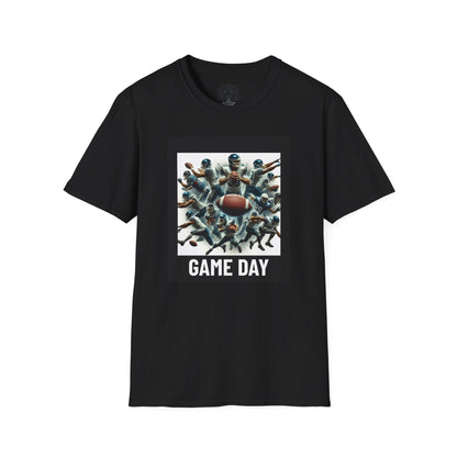 Abstract Game Day Mens American Football Graphic Tee