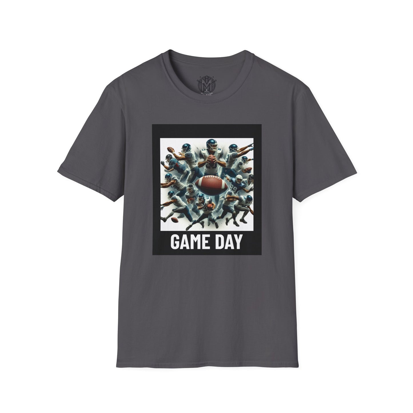 Abstract Game Day Mens American Football Graphic Tee