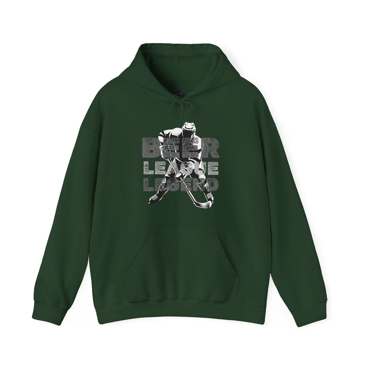 Beer League Legend Mens Hockey Graphic Hoodie