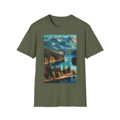 Mens Camping Outdoor Adventure Graphic Tee