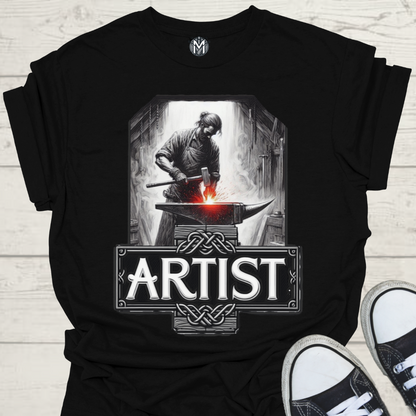 Medieval Blacksmith Artist Men’s Graphic Tee