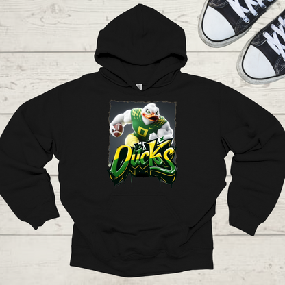 Oregon Ducks Mens College Football Graphic Hoodie