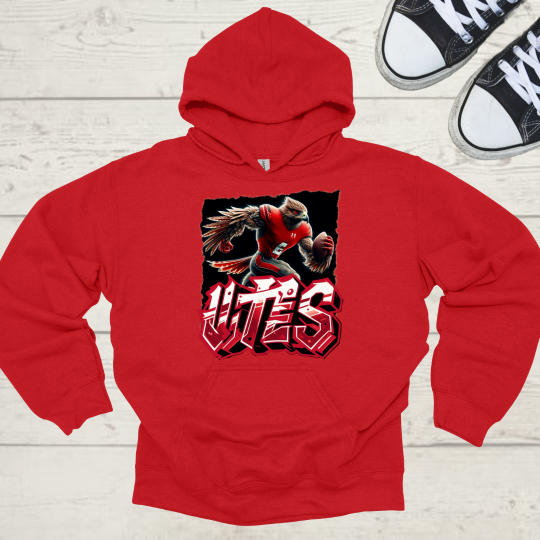Utah Utes Mens College Football Graphic Hoodie