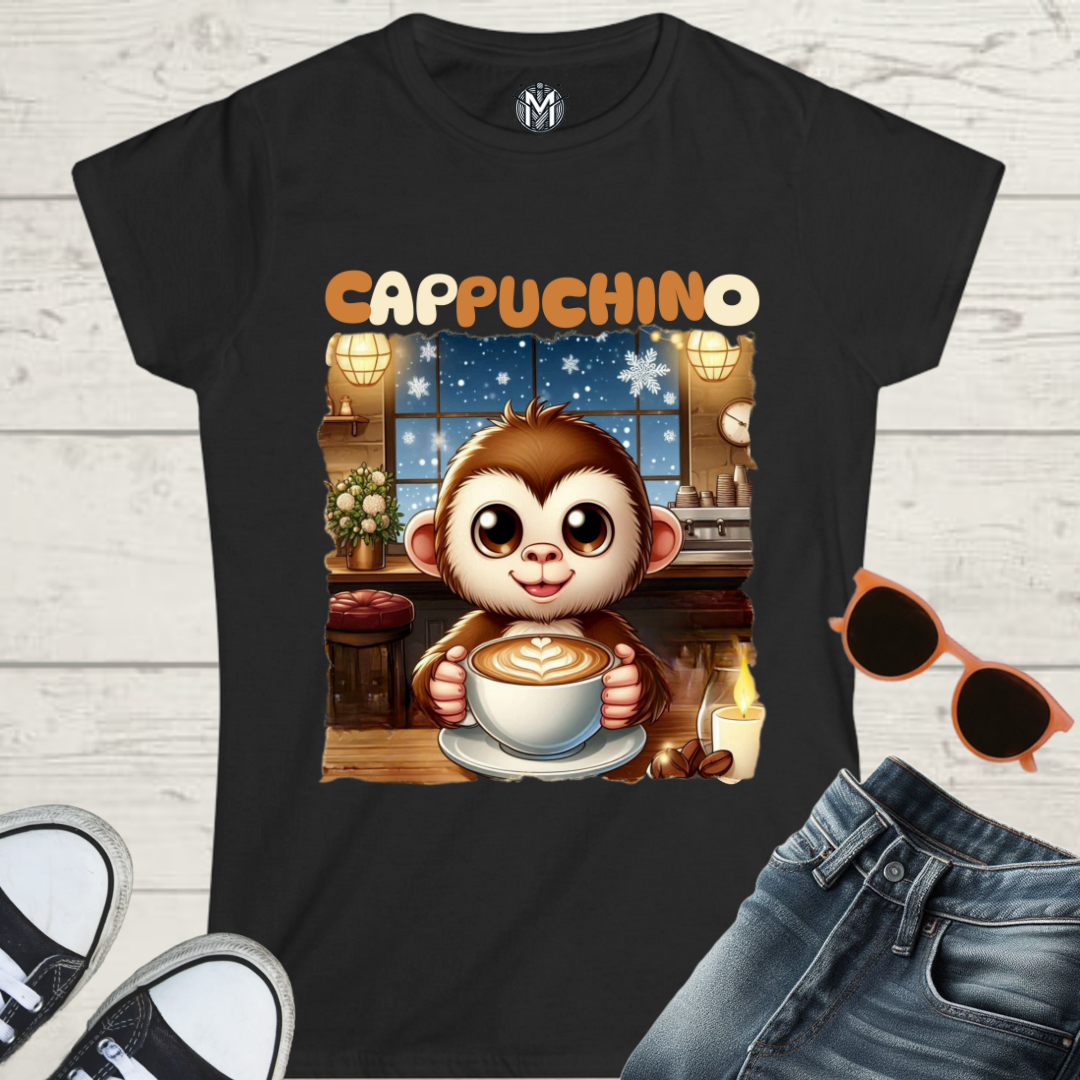 Capuchin Monkey Cappuccino Women’s Tee