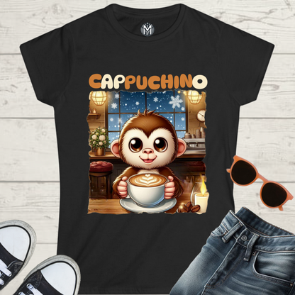 Capuchin Monkey Cappuccino Women’s Tee