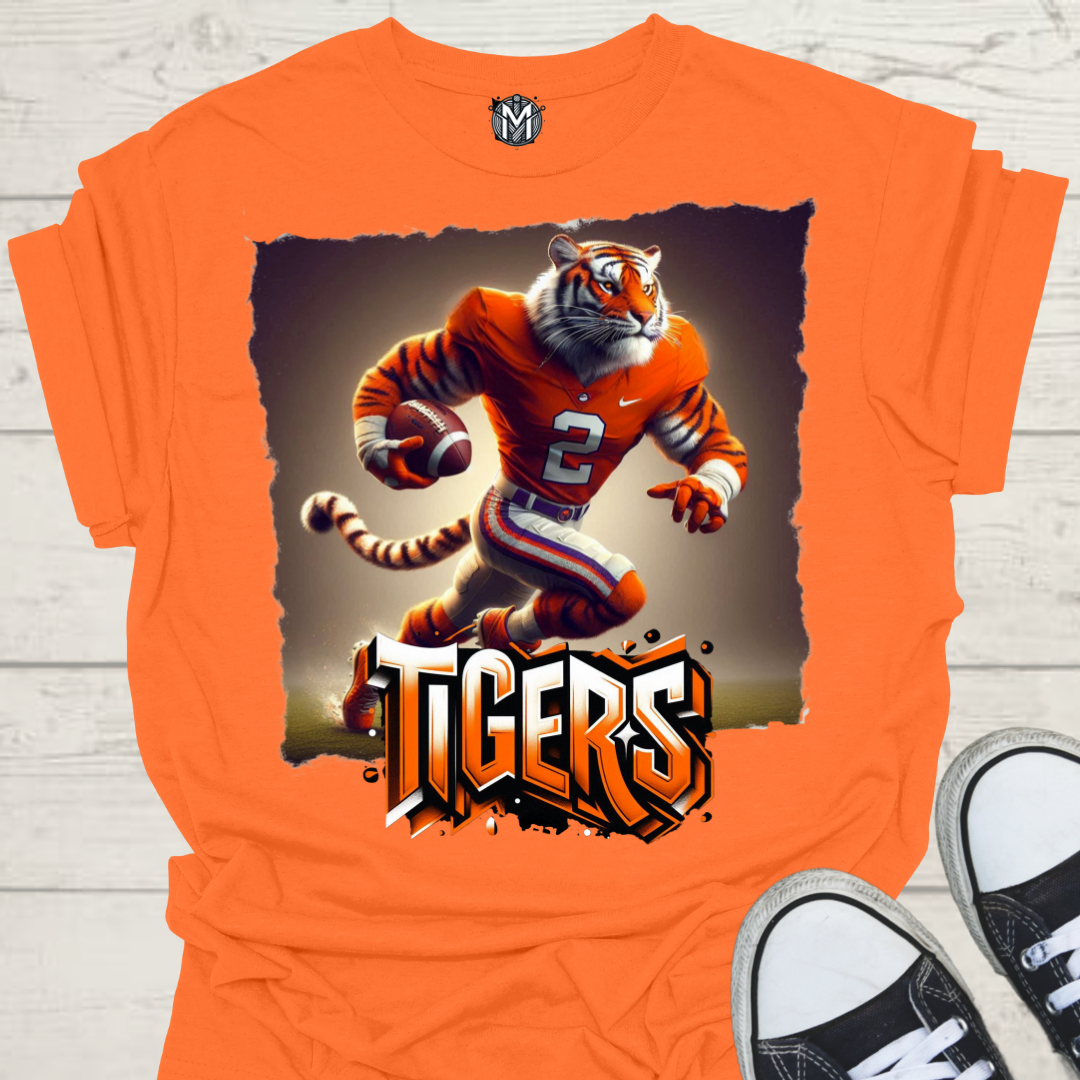 Clemson Tigers Mens College Football Graphic Tee