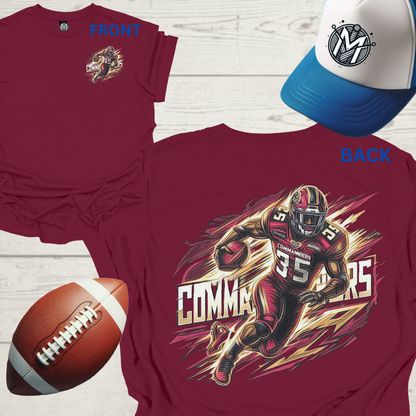 Washington Commanders Mens American Football Graphic Tee