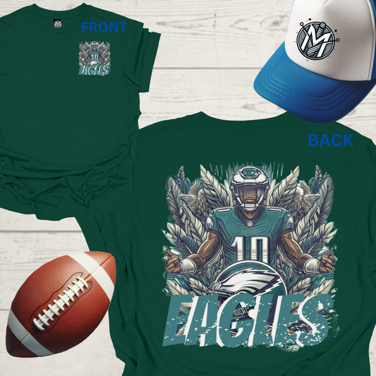 Philadelphia Eagles Mens American Football Graphic Tee