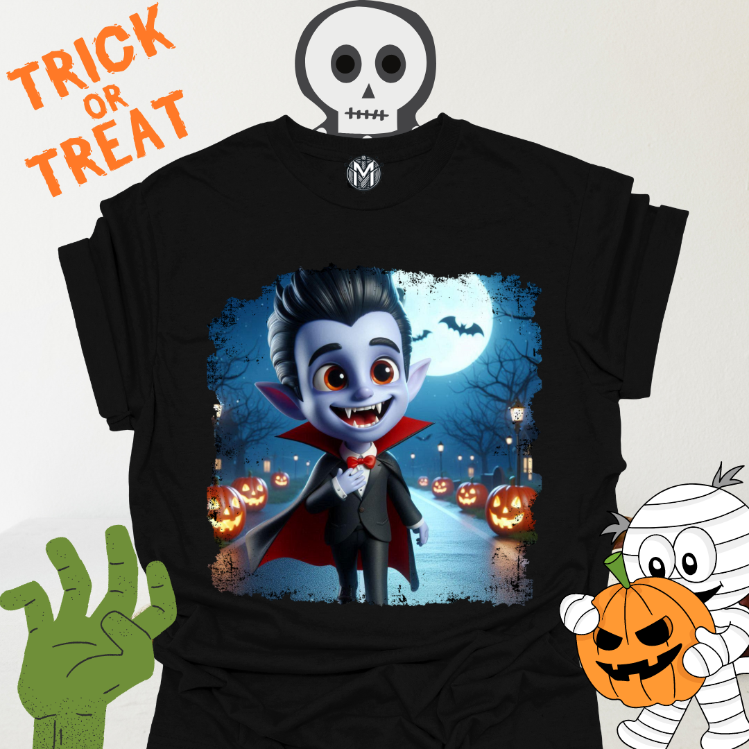 Spooky Vampire Halloween Kid’s Graphic Tee