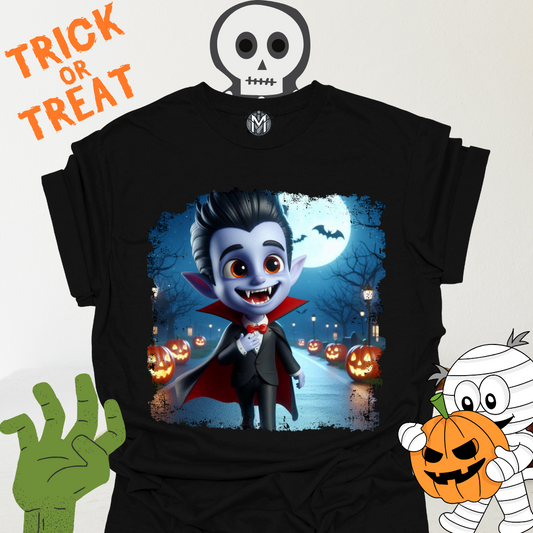 Spooky Vampire Halloween Kid’s Graphic Tee