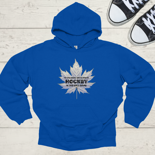 Great White North Unisex Hockey Graphic Hoodie