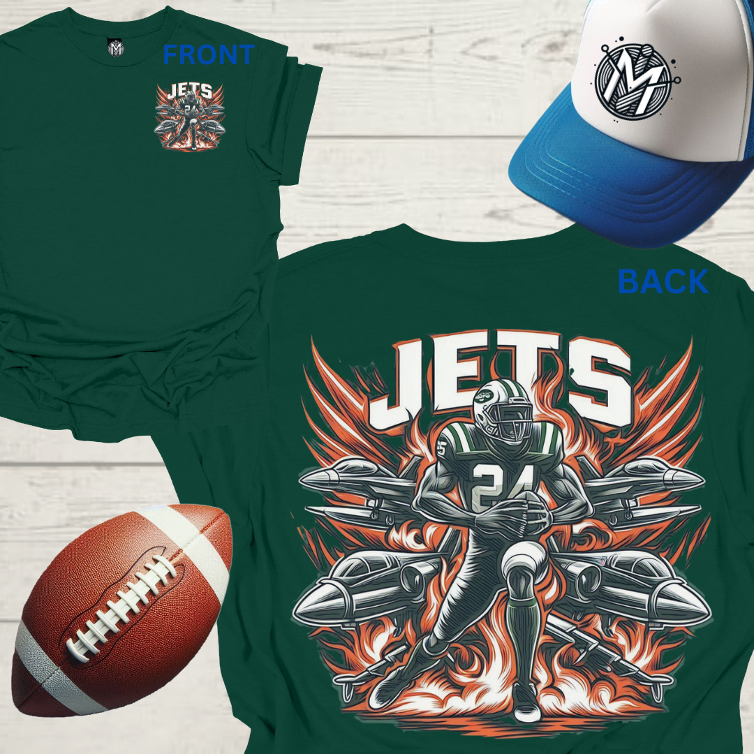New York Jets American Football Mens Graphic Tee