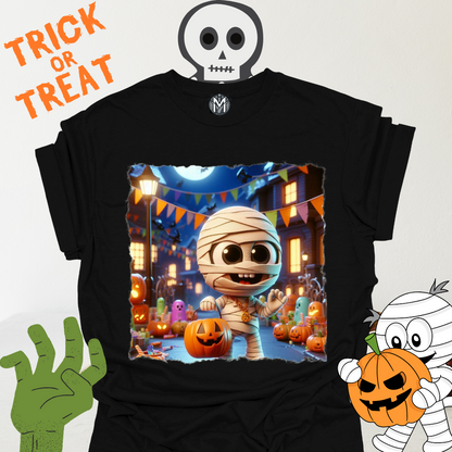 Spooky Mummy Halloween Kid’s Tee