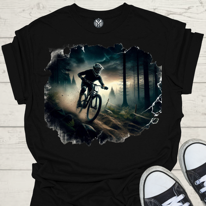 Night Ride Mountain Biker Men’s Tee