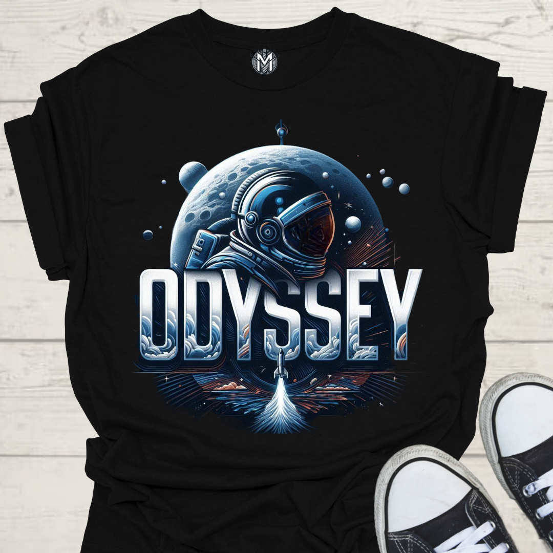 ODYSSEY Men’s Space-Themed Graphic Tee