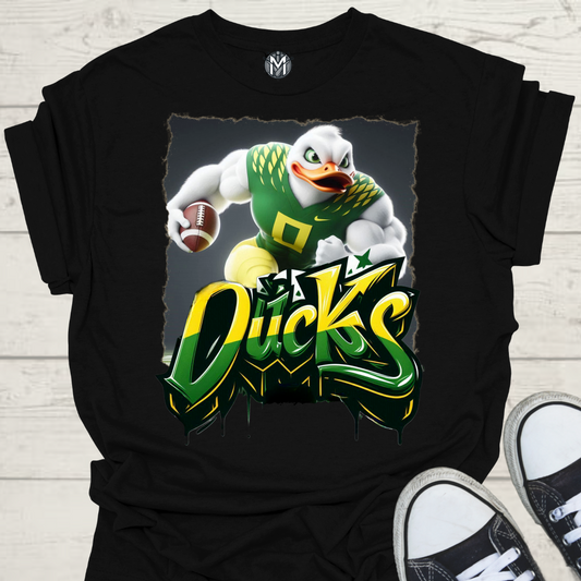 Oregon Ducks Mens College Football Graphic Tee
