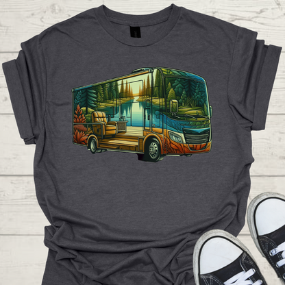 Mens RV Road Trip Adventure Graphic Tee
