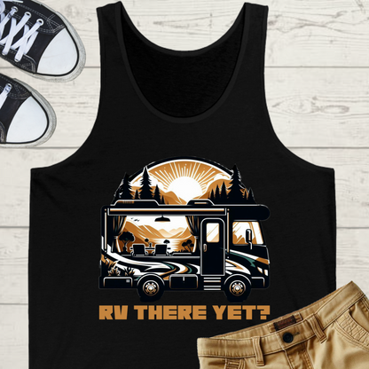 RV There Yet? Mens RV Road Trip Adventure Graphic Tank