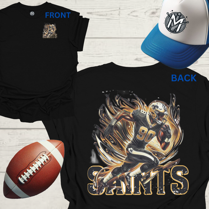 New Orleans Saints Mens American Football Graphic Tee